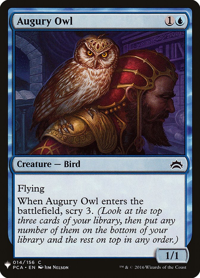 Augury Owl [Mystery Booster] MTG Single Magic: The Gathering | Red Claw Gaming