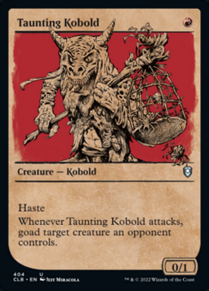Taunting Kobold (Showcase) [Commander Legends: Battle for Baldur's Gate] MTG Single Magic: The Gathering | Red Claw Gaming