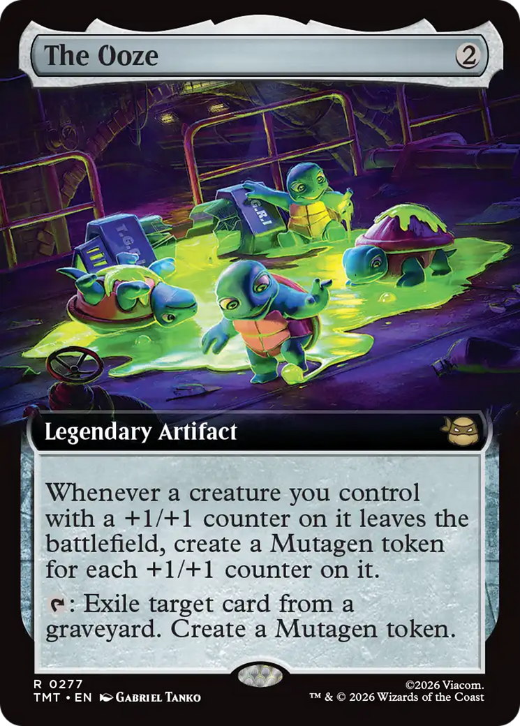 The Ooze (Extended Art) [Teenage Mutant Ninja Turtles] MTG Single Magic: The Gathering | Red Claw Gaming