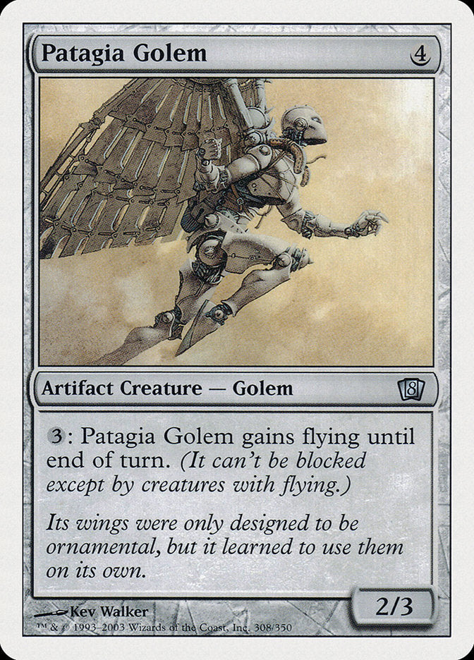 Patagia Golem [Eighth Edition] MTG Single Magic: The Gathering | Red Claw Gaming