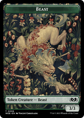 Beast // Food (0011) Double-Sided Token [Wilds of Eldraine Tokens] MTG Single Magic: The Gathering | Red Claw Gaming