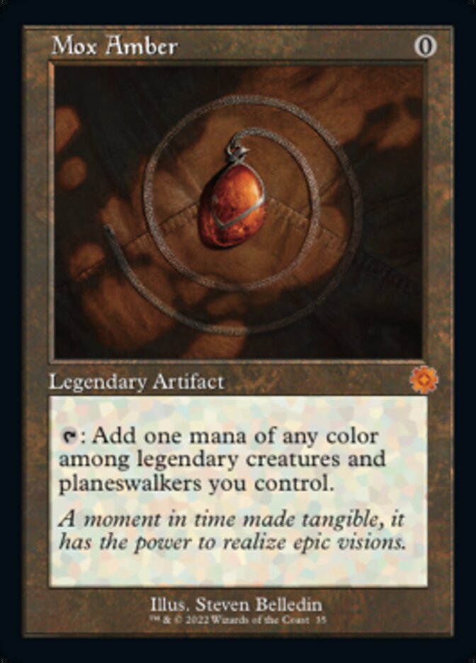 Mox Amber (Retro) [The Brothers' War Retro Artifacts] MTG Single Magic: The Gathering | Red Claw Gaming