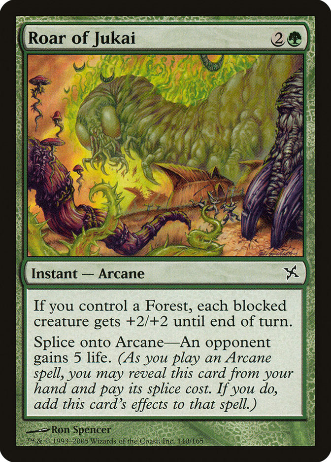 Roar of Jukai [Betrayers of Kamigawa] MTG Single Magic: The Gathering | Red Claw Gaming
