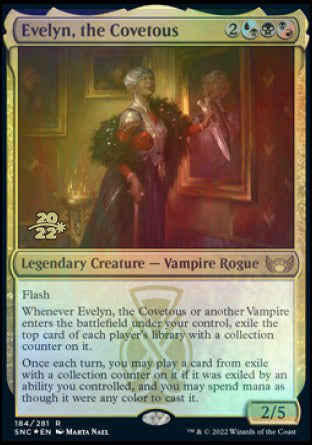 Evelyn, the Covetous [Streets of New Capenna Prerelease Promos] MTG Single Magic: The Gathering | Red Claw Gaming