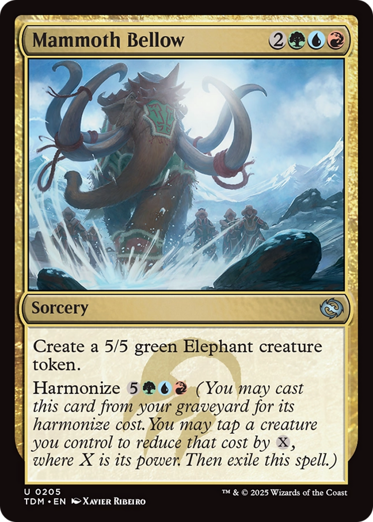Mammoth Bellow [Tarkir: Dragonstorm] MTG Single Magic: The Gathering | Red Claw Gaming