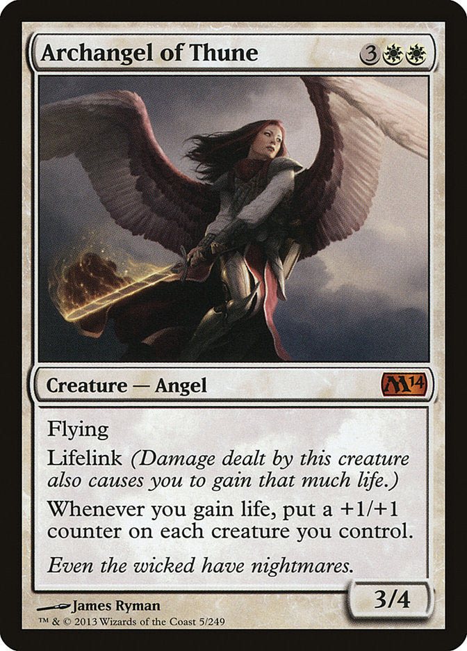 Archangel of Thune [Magic 2014] MTG Single Magic: The Gathering | Red Claw Gaming