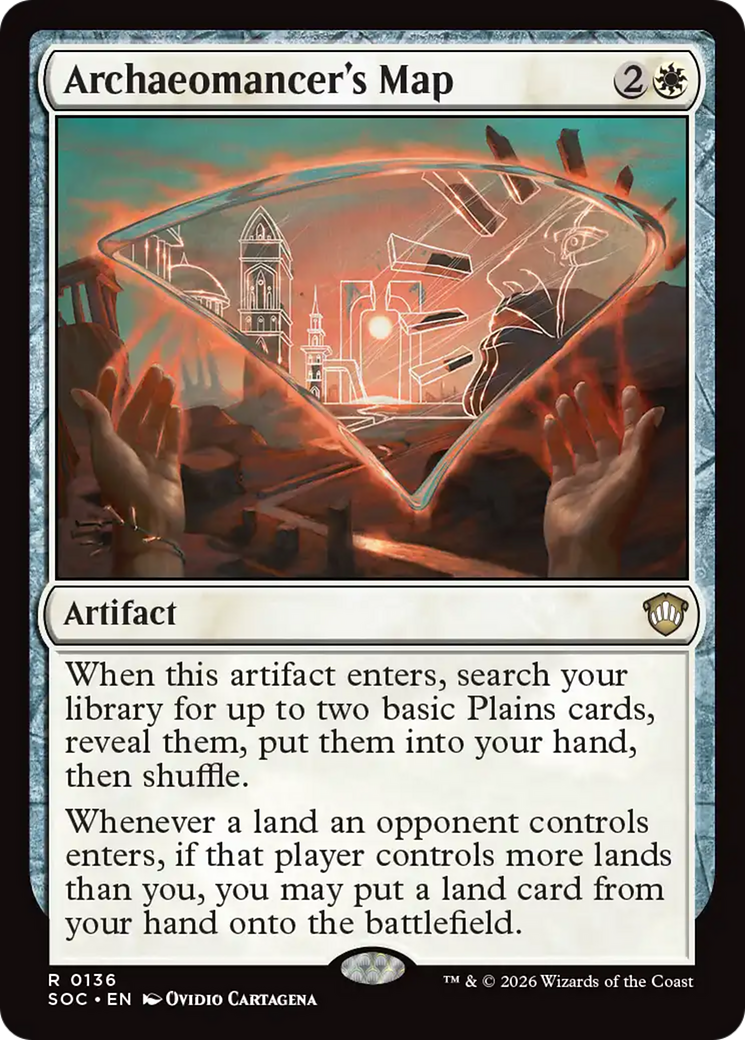 Archaeomancer's Map [Secrets of Strixhaven Commander] MTG Single Magic: The Gathering | Red Claw Gaming