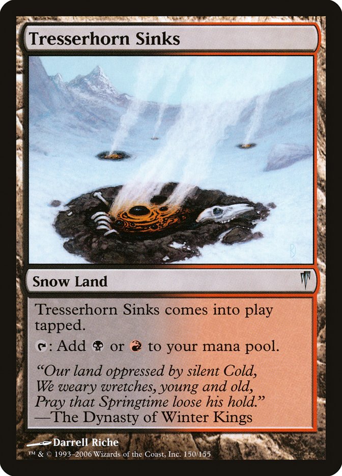 Tresserhorn Sinks [Coldsnap] MTG Single Magic: The Gathering | Red Claw Gaming
