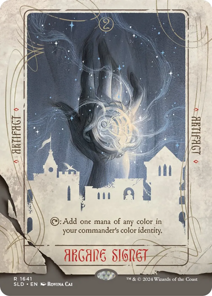 Arcane Signet (1641) (Rainbow Foil) [Secret Lair Drop Series] MTG Single Magic: The Gathering | Red Claw Gaming