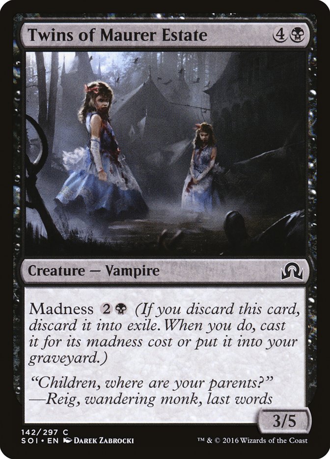 Twins of Maurer Estate [Shadows over Innistrad] MTG Single Magic: The Gathering | Red Claw Gaming