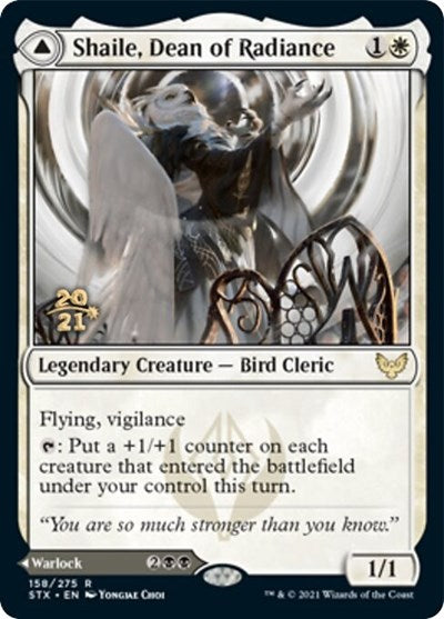 Shaile, Dean of Radiance // Embrose, Dean of Shadow [Strixhaven: School of Mages Prerelease Promos] MTG Single Magic: The Gathering | Red Claw Gaming