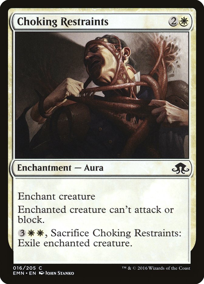 Choking Restraints [Eldritch Moon] MTG Single Magic: The Gathering | Red Claw Gaming