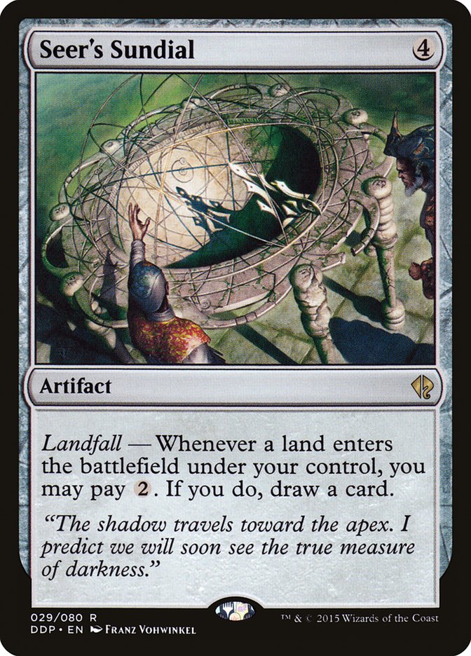 Seer's Sundial [Duel Decks: Zendikar vs. Eldrazi] MTG Single Magic: The Gathering | Red Claw Gaming