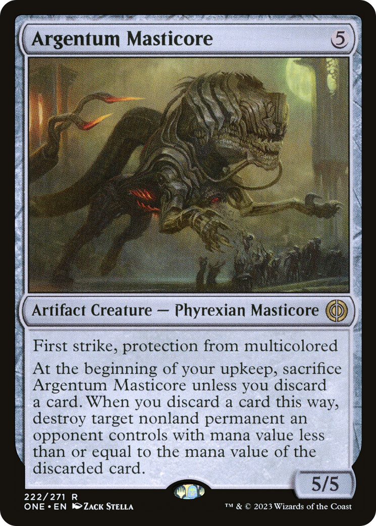 Argentum Masticore [Phyrexia: All Will Be One] MTG Single Magic: The Gathering | Red Claw Gaming
