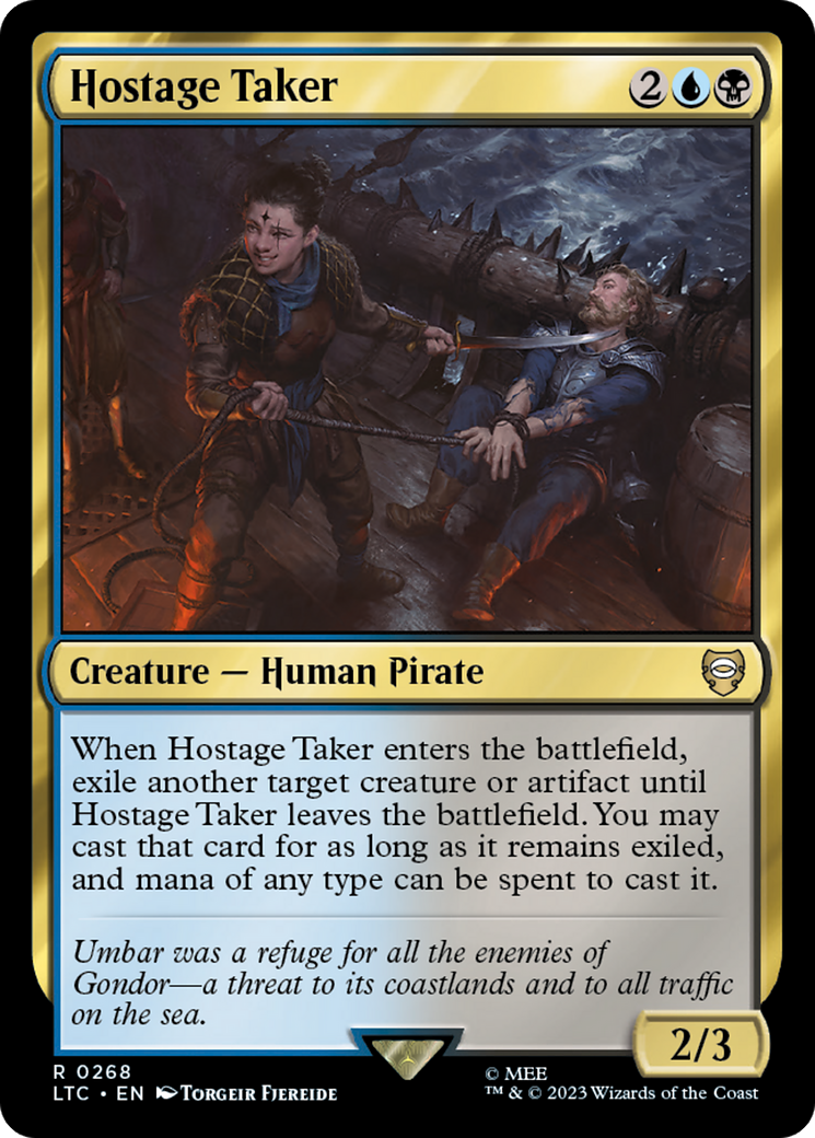 Hostage Taker [The Lord of the Rings: Tales of Middle-Earth Commander] MTG Single Magic: The Gathering | Red Claw Gaming