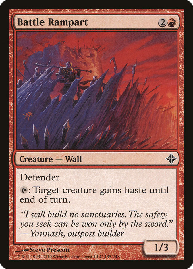 Battle Rampart [Rise of the Eldrazi] MTG Single Magic: The Gathering | Red Claw Gaming