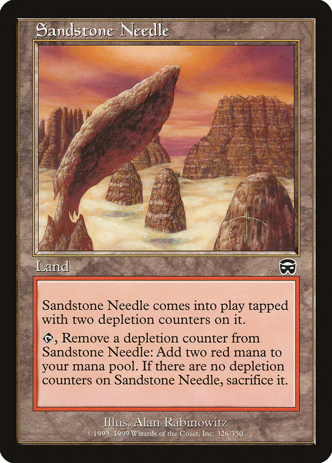 Sandstone Needle [Mercadian Masques] MTG Single Magic: The Gathering | Red Claw Gaming