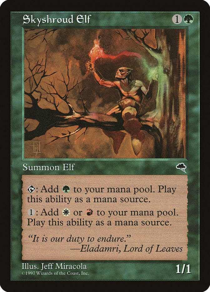 Skyshroud Elf [Tempest] MTG Single Magic: The Gathering | Red Claw Gaming