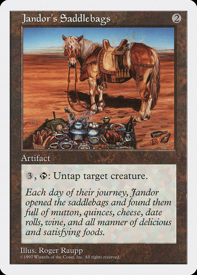 Jandor's Saddlebags [Fifth Edition] MTG Single Magic: The Gathering | Red Claw Gaming