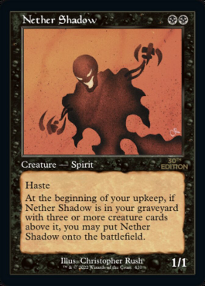 Nether Shadow (Retro) [30th Anniversary Edition] MTG Single Magic: The Gathering | Red Claw Gaming