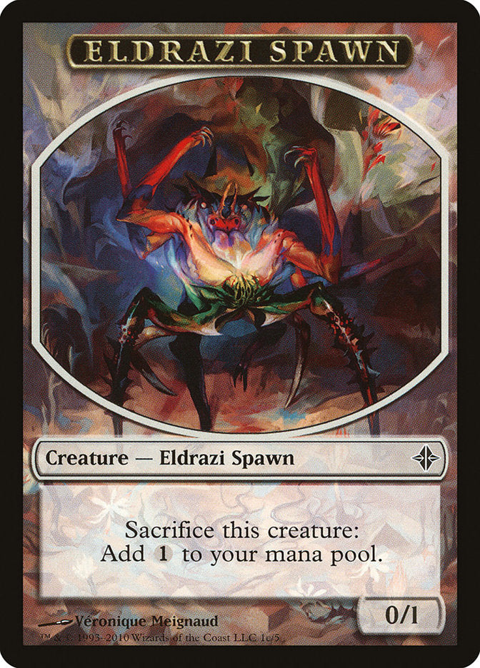 Eldrazi Spawn Token (1c/5) [Rise of the Eldrazi Tokens] MTG Single Magic: The Gathering | Red Claw Gaming