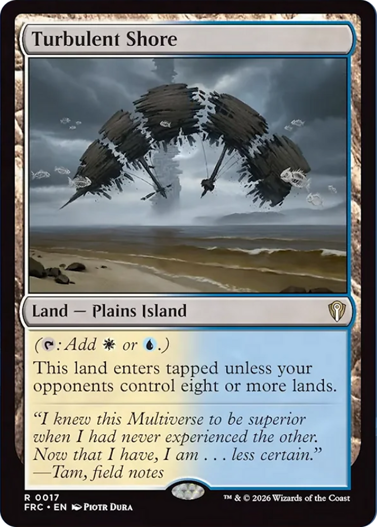 Turbulent Shore [Reality Fracture Commander] | Red Claw Gaming