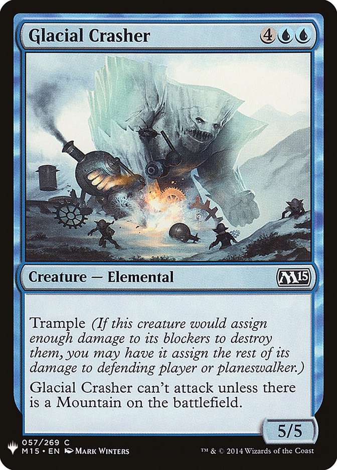 Glacial Crasher [Mystery Booster] MTG Single Magic: The Gathering | Red Claw Gaming