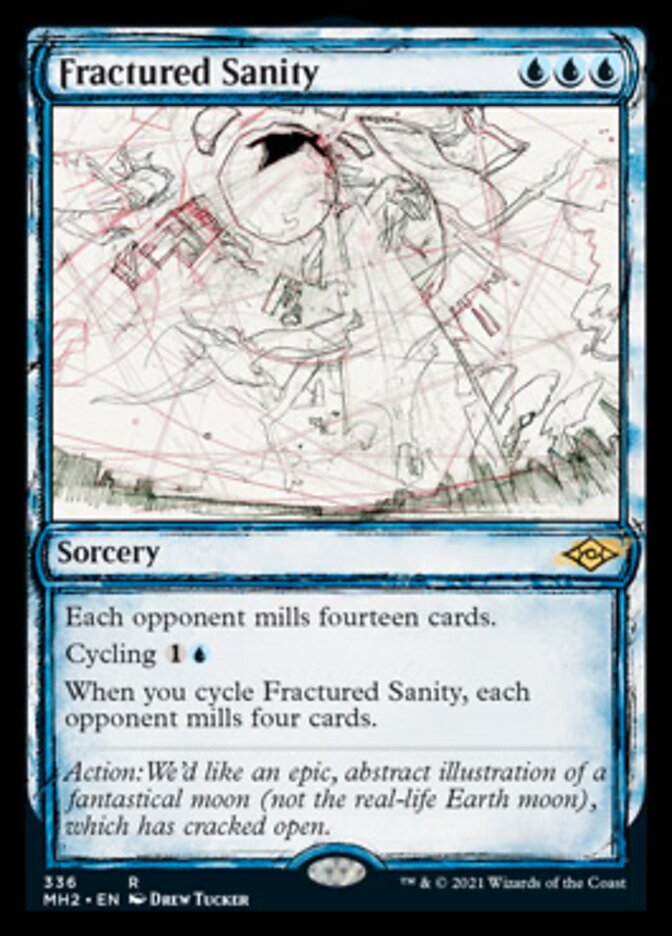 Fractured Sanity (Sketch) [Modern Horizons 2] MTG Single Magic: The Gathering | Red Claw Gaming