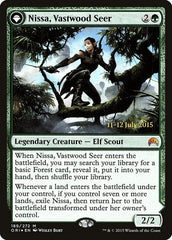 Nissa, Vastwood Seer // Nissa, Sage Animist [Magic Origins Prerelease Promos] MTG Single Magic: The Gathering | Red Claw Gaming