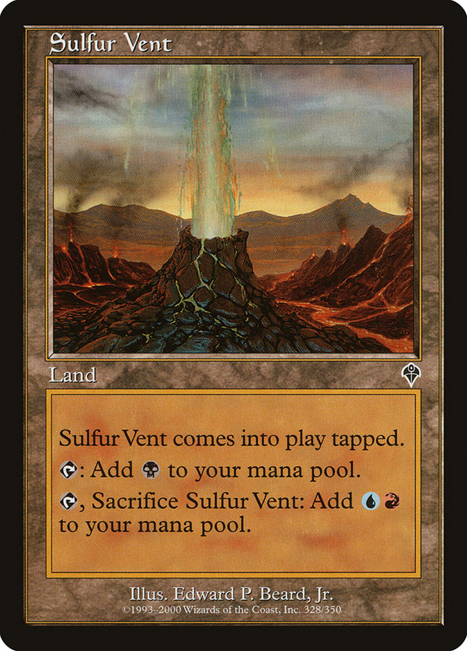 Sulfur Vent [Invasion] MTG Single Magic: The Gathering | Red Claw Gaming