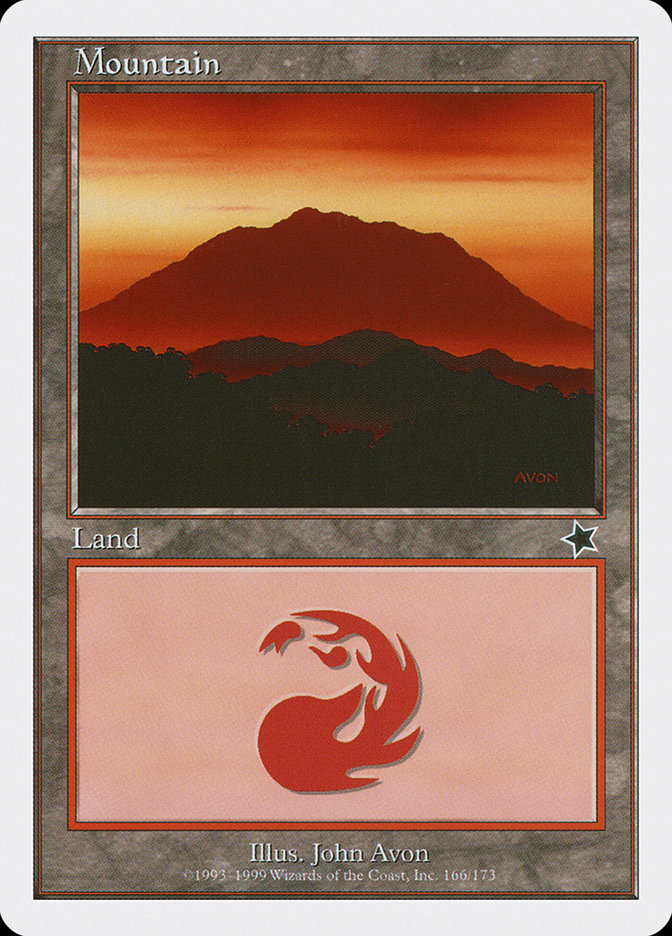 Mountain (166) [Starter 1999] MTG Single Magic: The Gathering | Red Claw Gaming