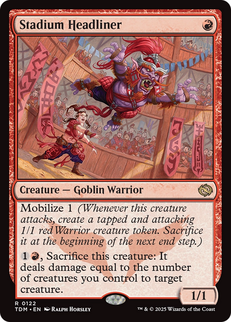 Stadium Headliner [Tarkir: Dragonstorm] MTG Single Magic: The Gathering | Red Claw Gaming