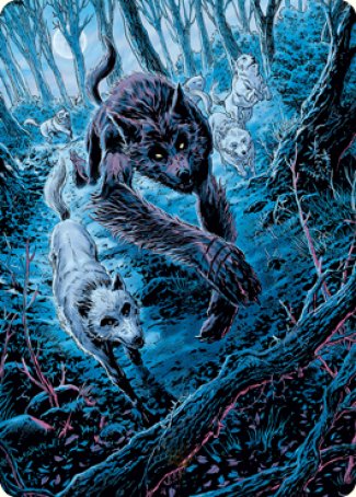 Untamed Pup Art Card [Innistrad: Midnight Hunt Art Series] MTG Single Magic: The Gathering | Red Claw Gaming