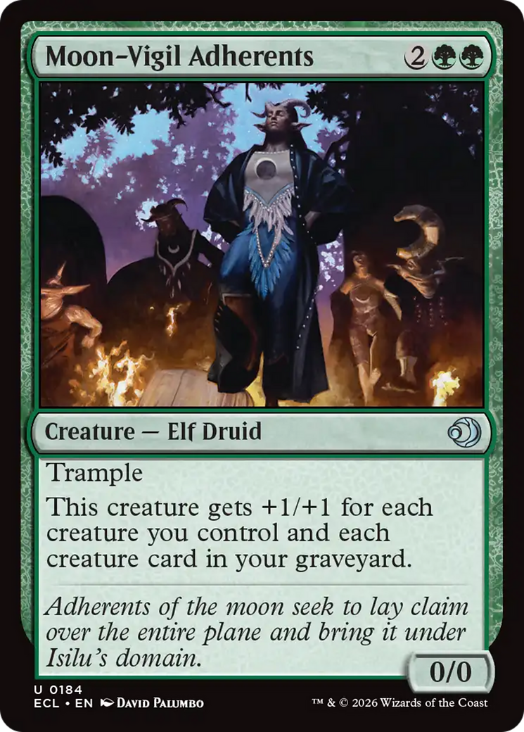 Moon-Vigil Adherents [Lorwyn Eclipsed] MTG Single Magic: The Gathering | Red Claw Gaming