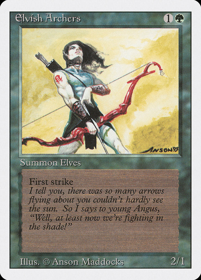 Elvish Archers [Revised Edition] MTG Single Magic: The Gathering | Red Claw Gaming