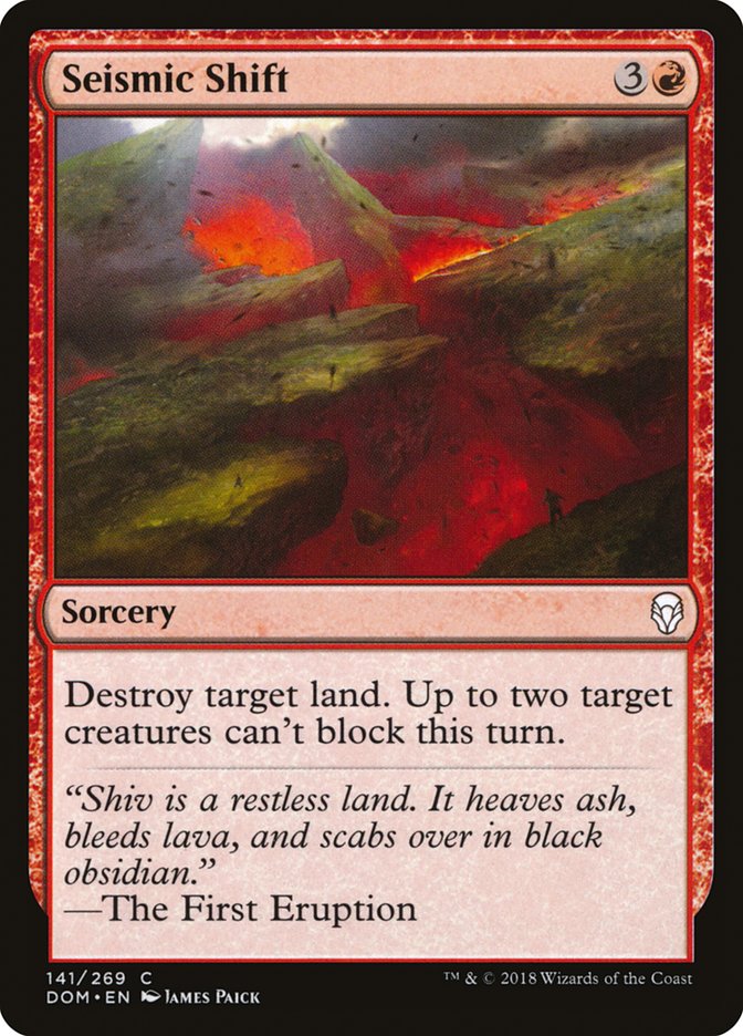 Seismic Shift [Dominaria] MTG Single Magic: The Gathering | Red Claw Gaming