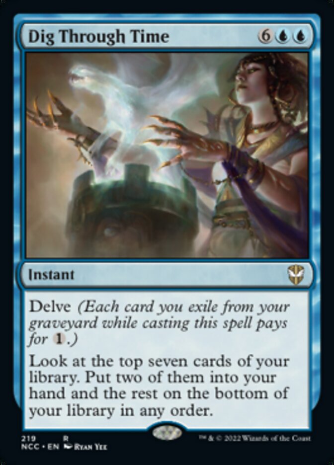 Dig Through Time [Streets of New Capenna Commander] MTG Single Magic: The Gathering | Red Claw Gaming