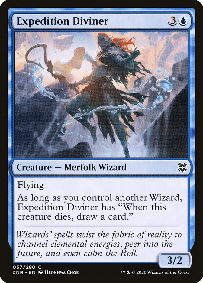Expedition Diviner [Zendikar Rising] MTG Single Magic: The Gathering | Red Claw Gaming