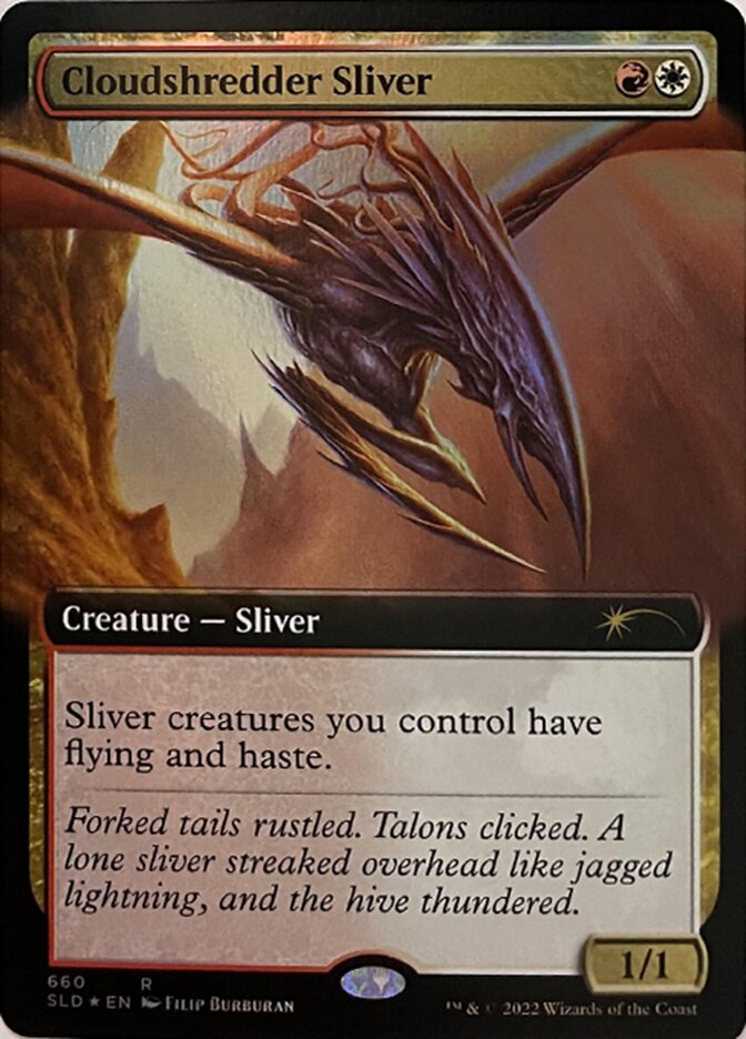Cloudshredder Sliver (Extended Art) [Secret Lair Drop Promos] MTG Single Magic: The Gathering | Red Claw Gaming