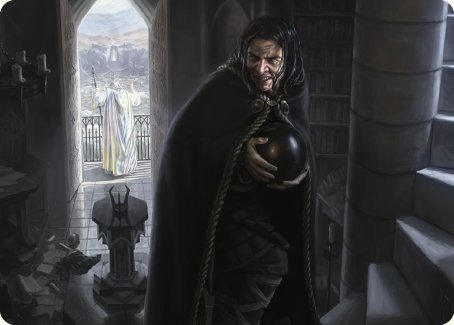 Grima, Saruman's Footman Art Card [The Lord of the Rings: Tales of Middle-earth Art Series] MTG Single Magic: The Gathering | Red Claw Gaming