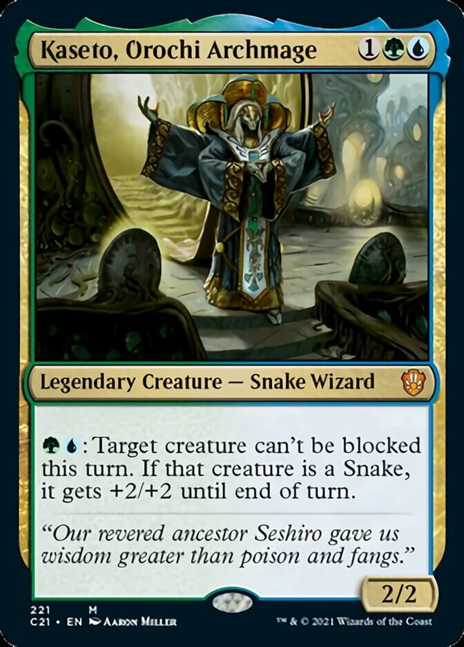 Kaseto, Orochi Archmage [Commander 2021] MTG Single Magic: The Gathering | Red Claw Gaming