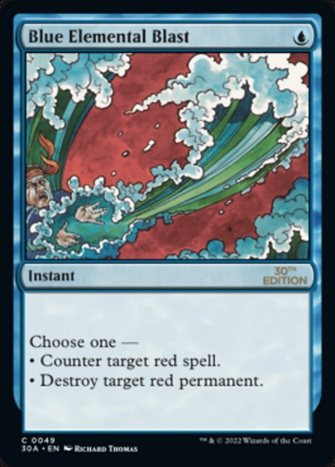 Blue Elemental Blast [30th Anniversary Edition] MTG Single Magic: The Gathering | Red Claw Gaming
