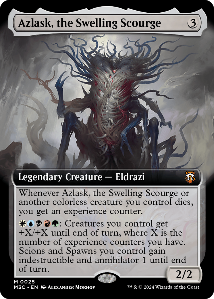 Azlask, the Swelling Scourge (Extended Art) [Modern Horizons 3 Commander] MTG Single Magic: The Gathering | Red Claw Gaming