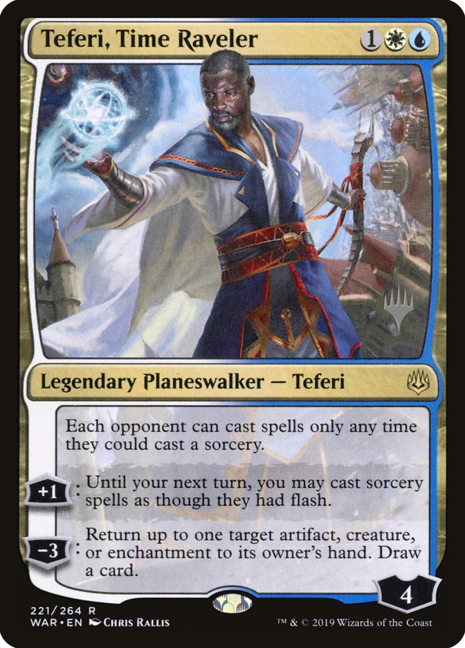 Teferi, Time Raveler (Promo Pack) [War of the Spark Promos] MTG Single Magic: The Gathering | Red Claw Gaming