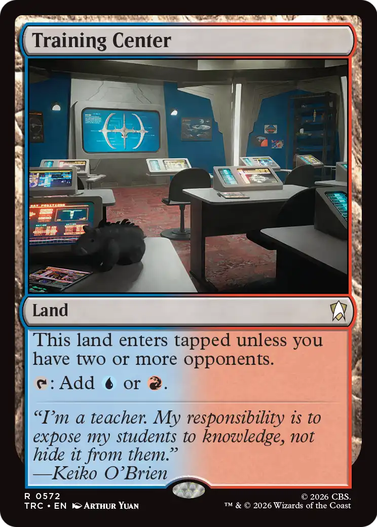 Training Center (Surge Foil) [Star Trek Commander] MTG Single Magic: The Gathering | Red Claw Gaming