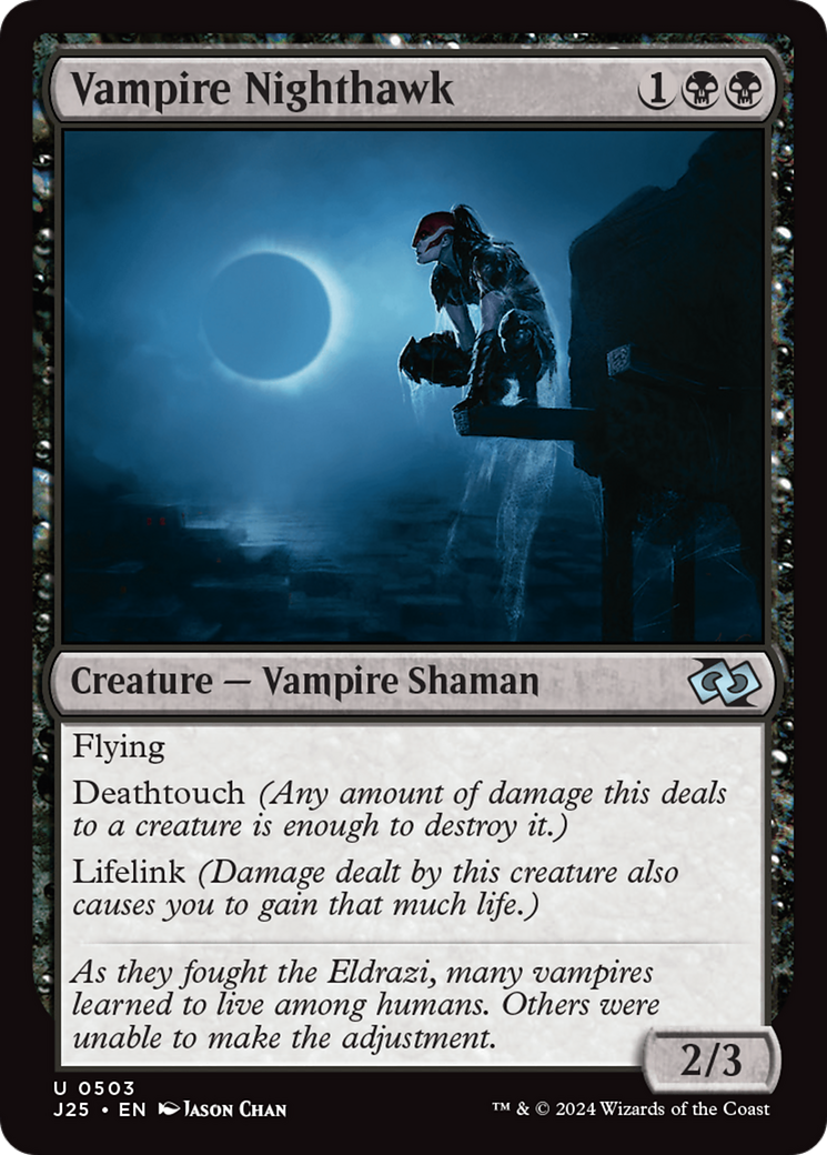 Vampire Nighthawk [Foundations Jumpstart] MTG Single Magic: The Gathering | Red Claw Gaming
