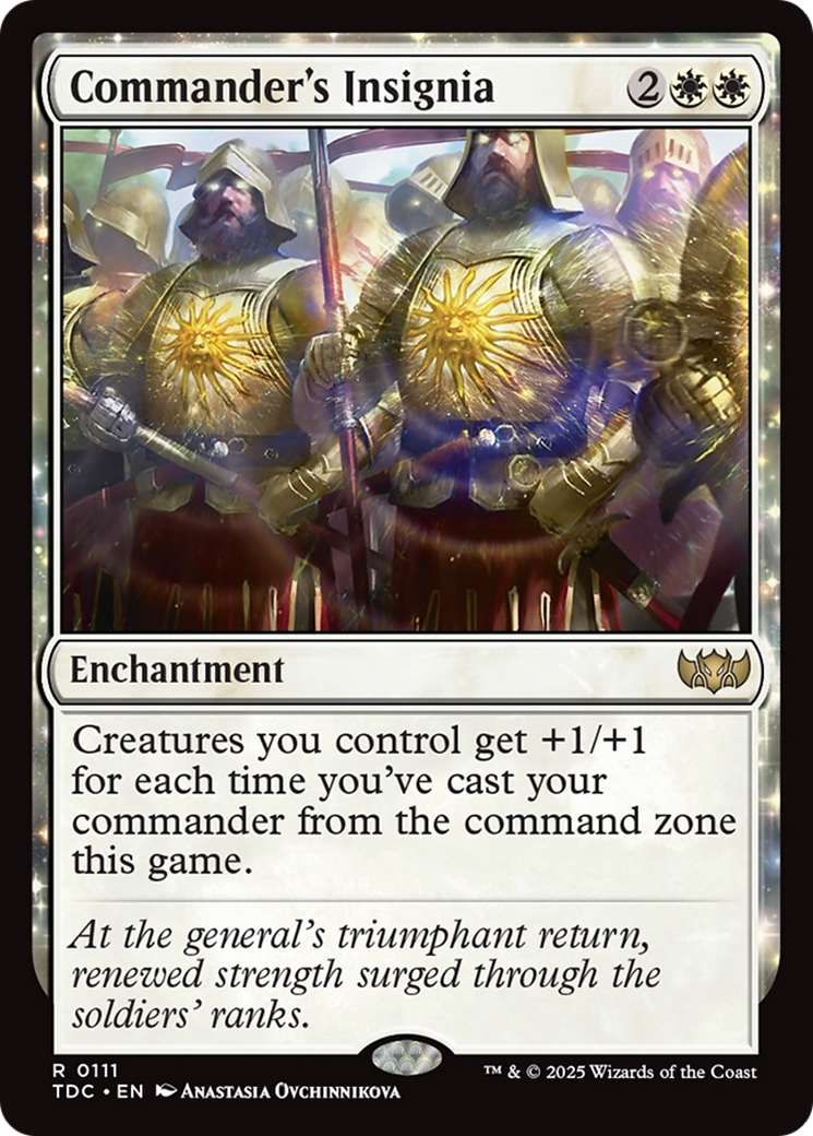 Commander's Insignia [Tarkir: Dragonstorm Commander] MTG Single Magic: The Gathering | Red Claw Gaming