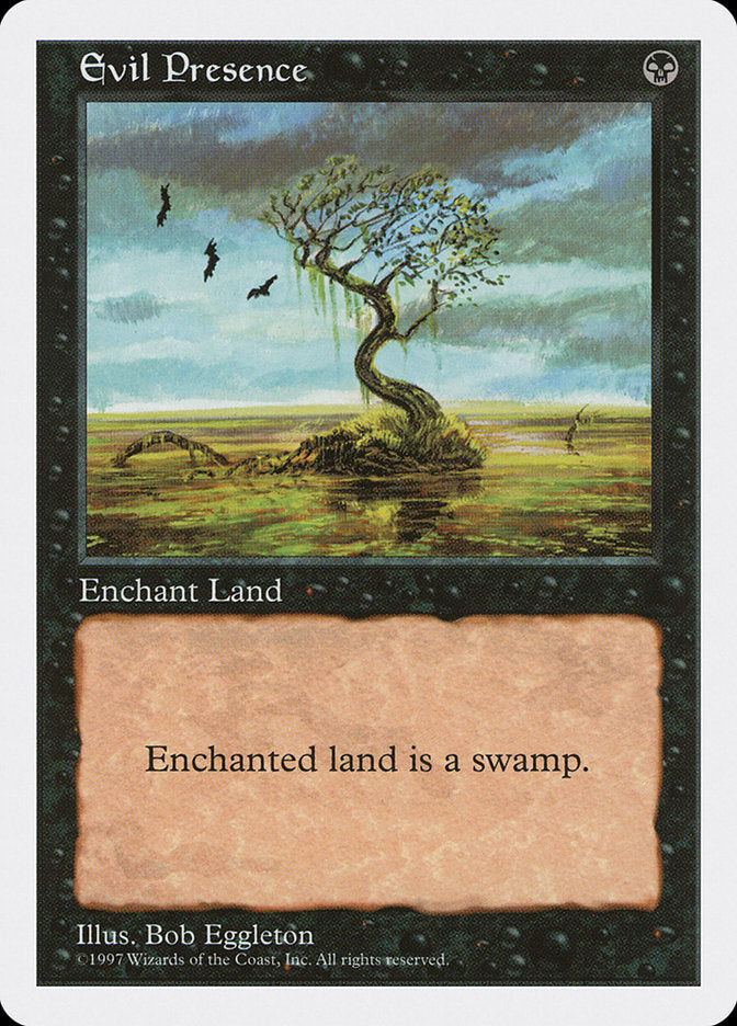 Evil Presence [Fifth Edition] MTG Single Magic: The Gathering | Red Claw Gaming