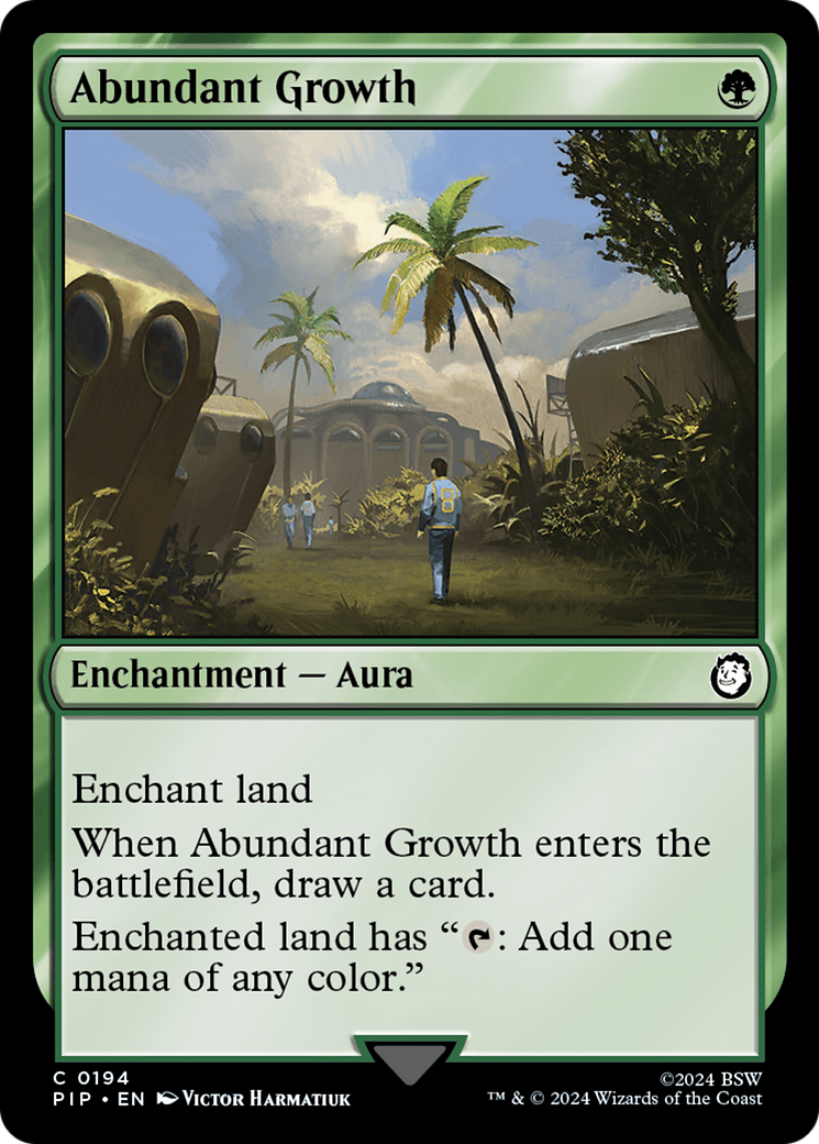 Abundant Growth [Fallout] MTG Single Magic: The Gathering | Red Claw Gaming