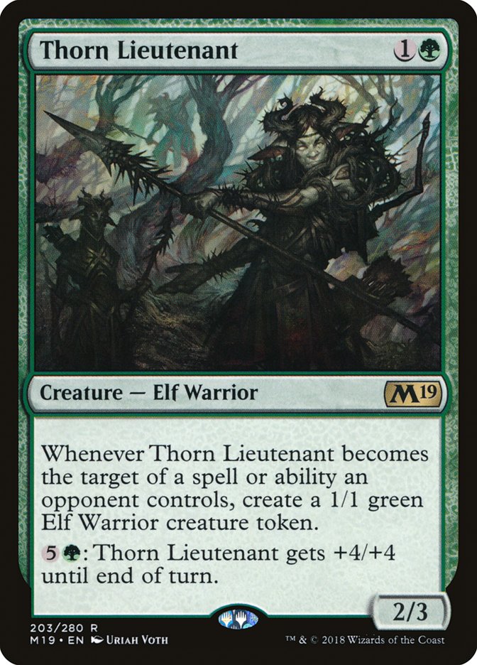 Thorn Lieutenant [Core Set 2019] MTG Single Magic: The Gathering | Red Claw Gaming